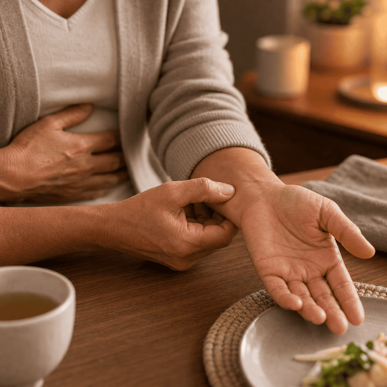 acupressure for heartburn practical self-care technique