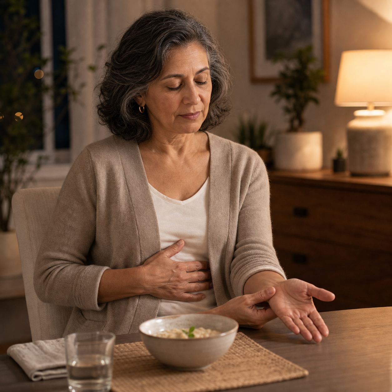 acupressure for heartburn lifestyle self-care scene