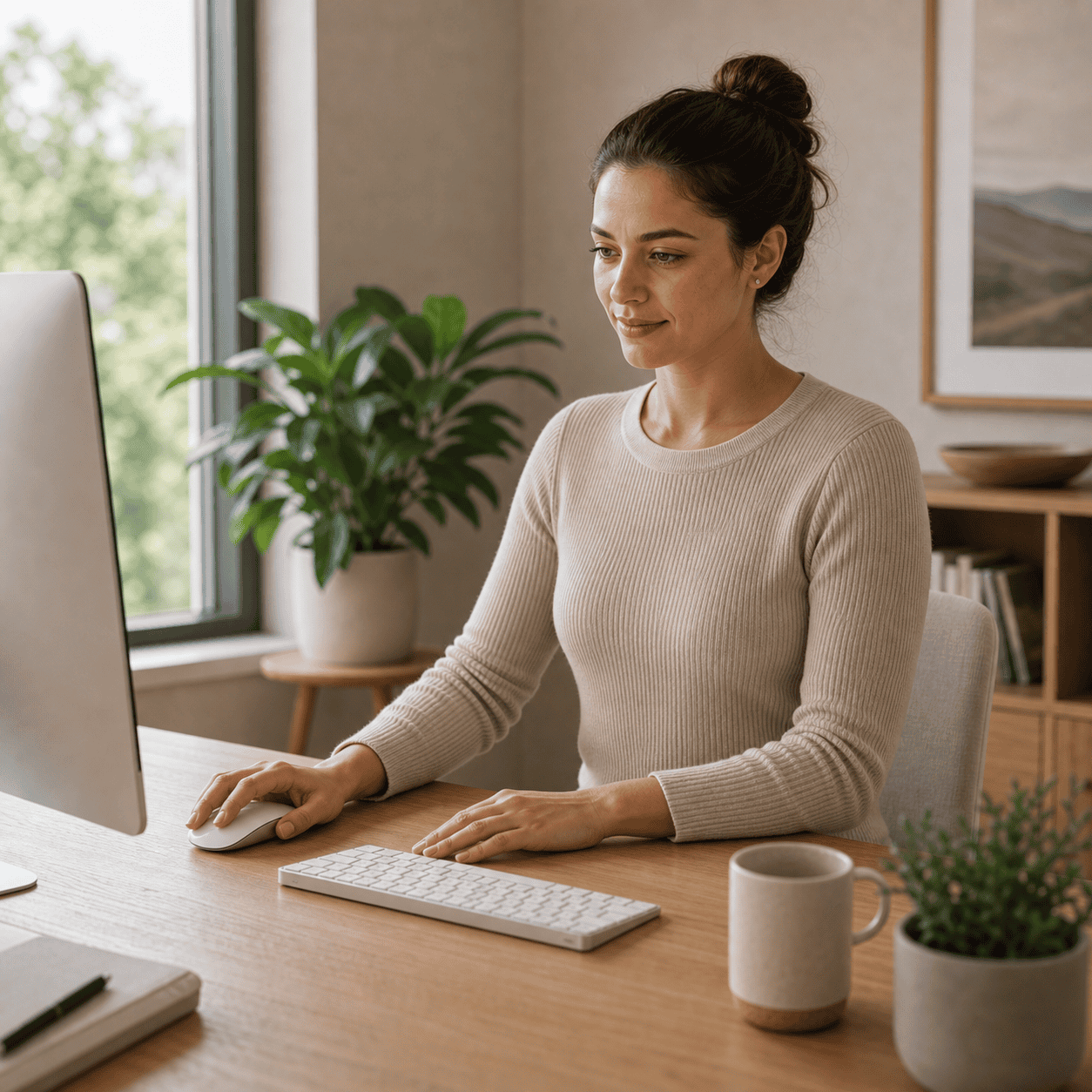 acupressure for mouse shoulder lifestyle self-care scene