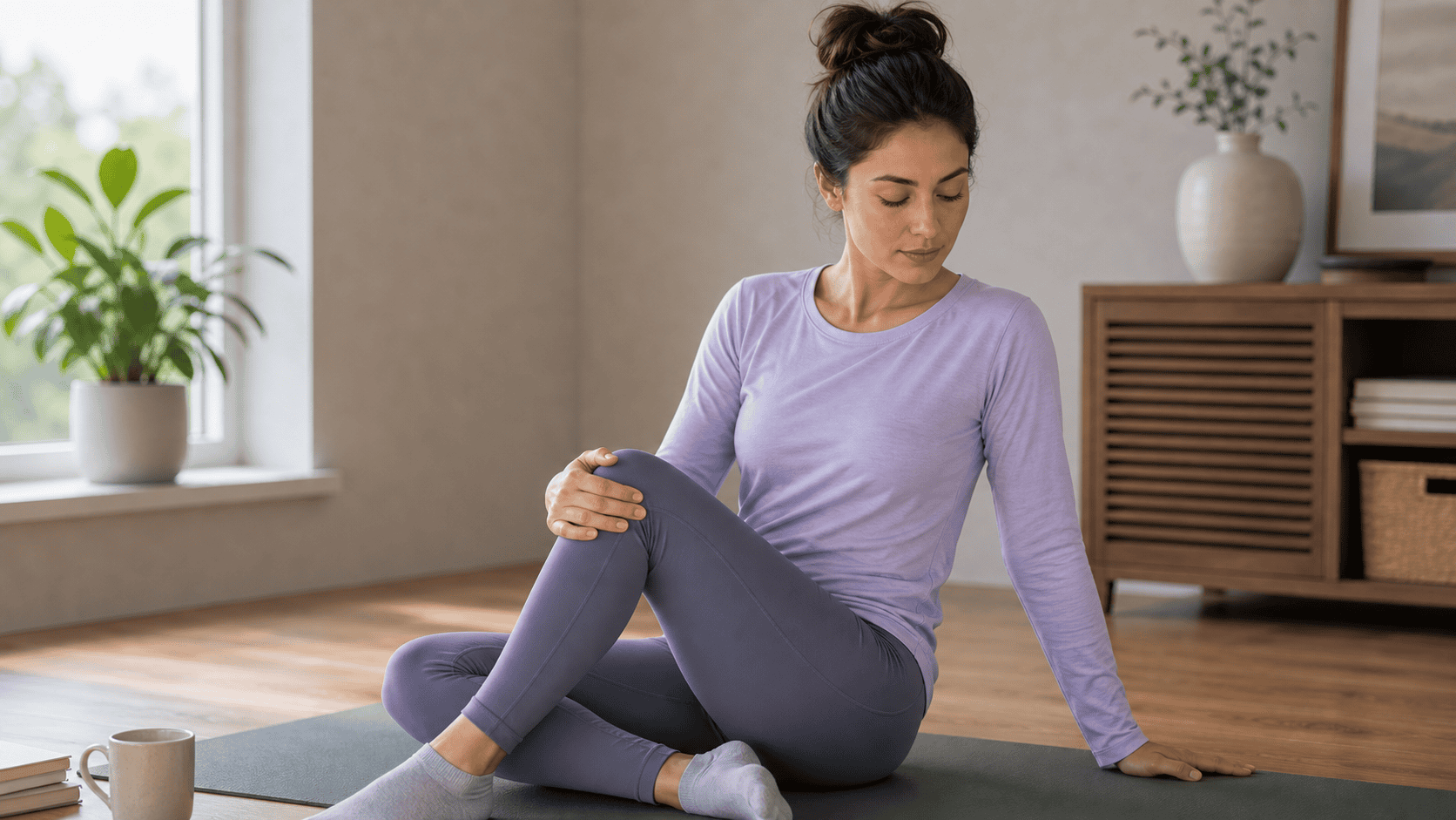 acupressure for piriformis syndrome lifestyle self-care scene