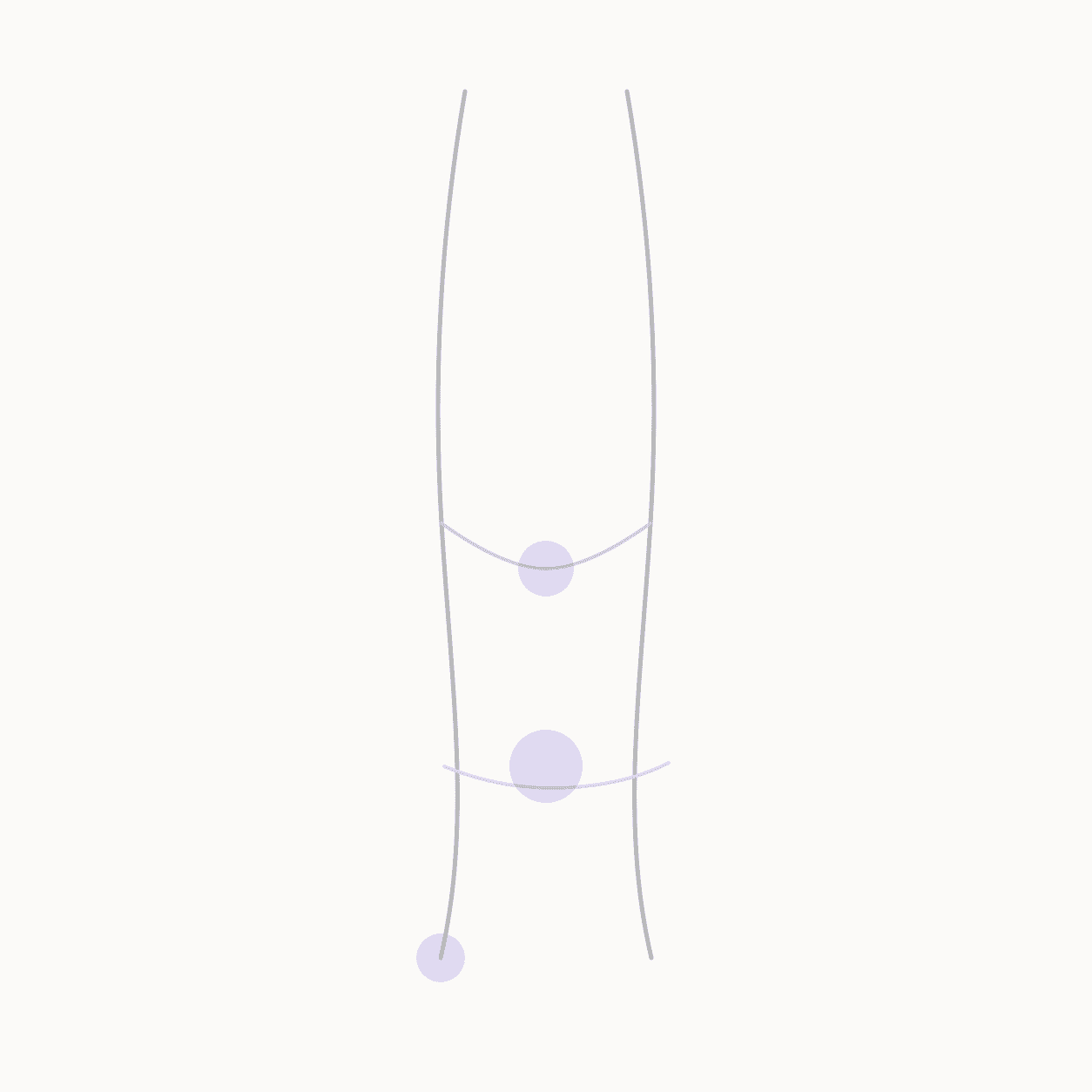 acupressure for runners locator illustration