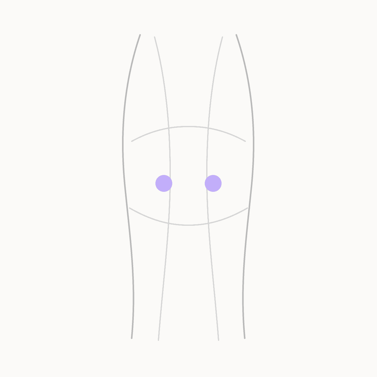 Anatomical locator illustration showing BL-37 Yinmen