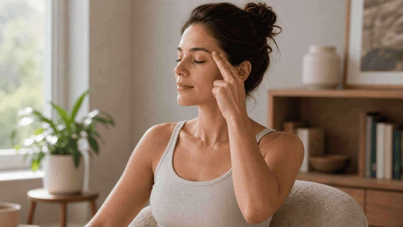 pressure points for headache behind eyes practical self-care technique