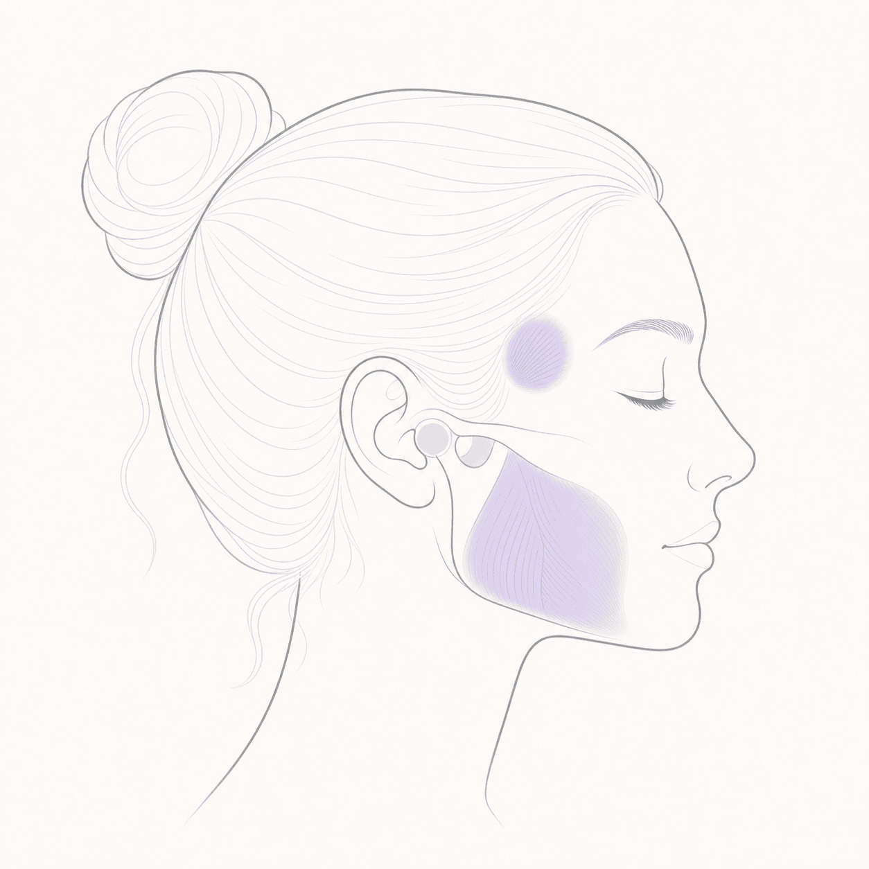 pressure points for jaw clenching pressure point locator illustration