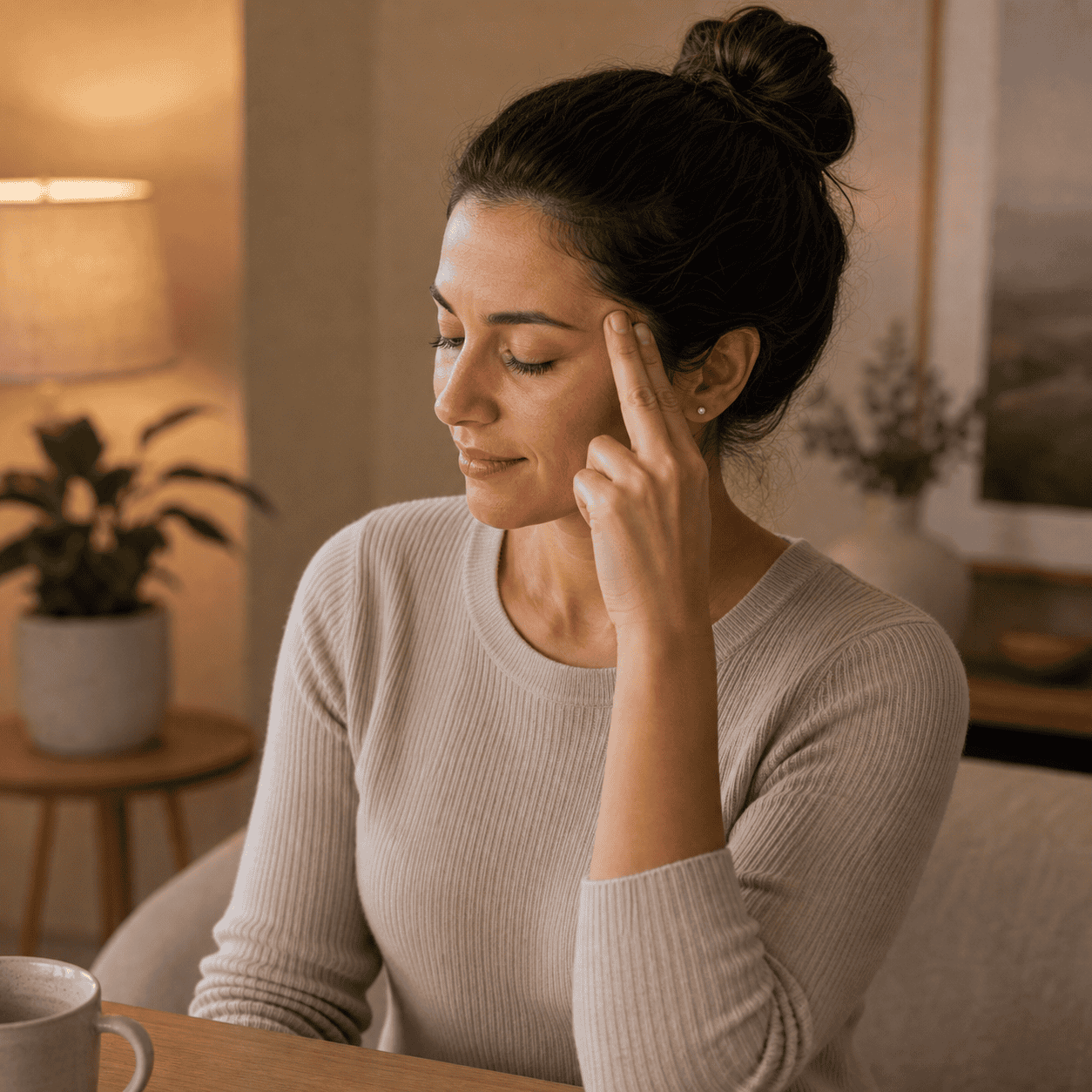 pressure points for jaw clenching lifestyle self-care scene