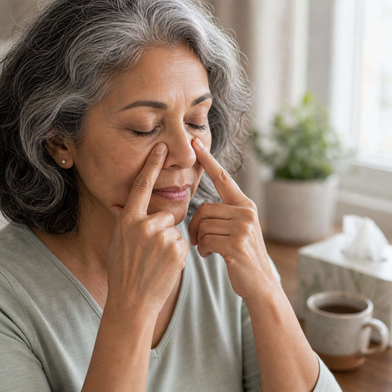 pressure points for mucus drainage practical self-care technique