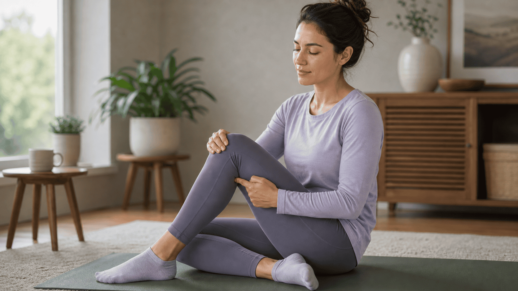 pressure points for restless legs lifestyle self-care scene
