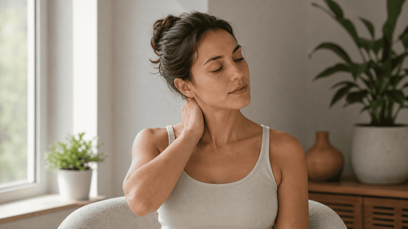 pressure points for tension in neck lifestyle self-care scene