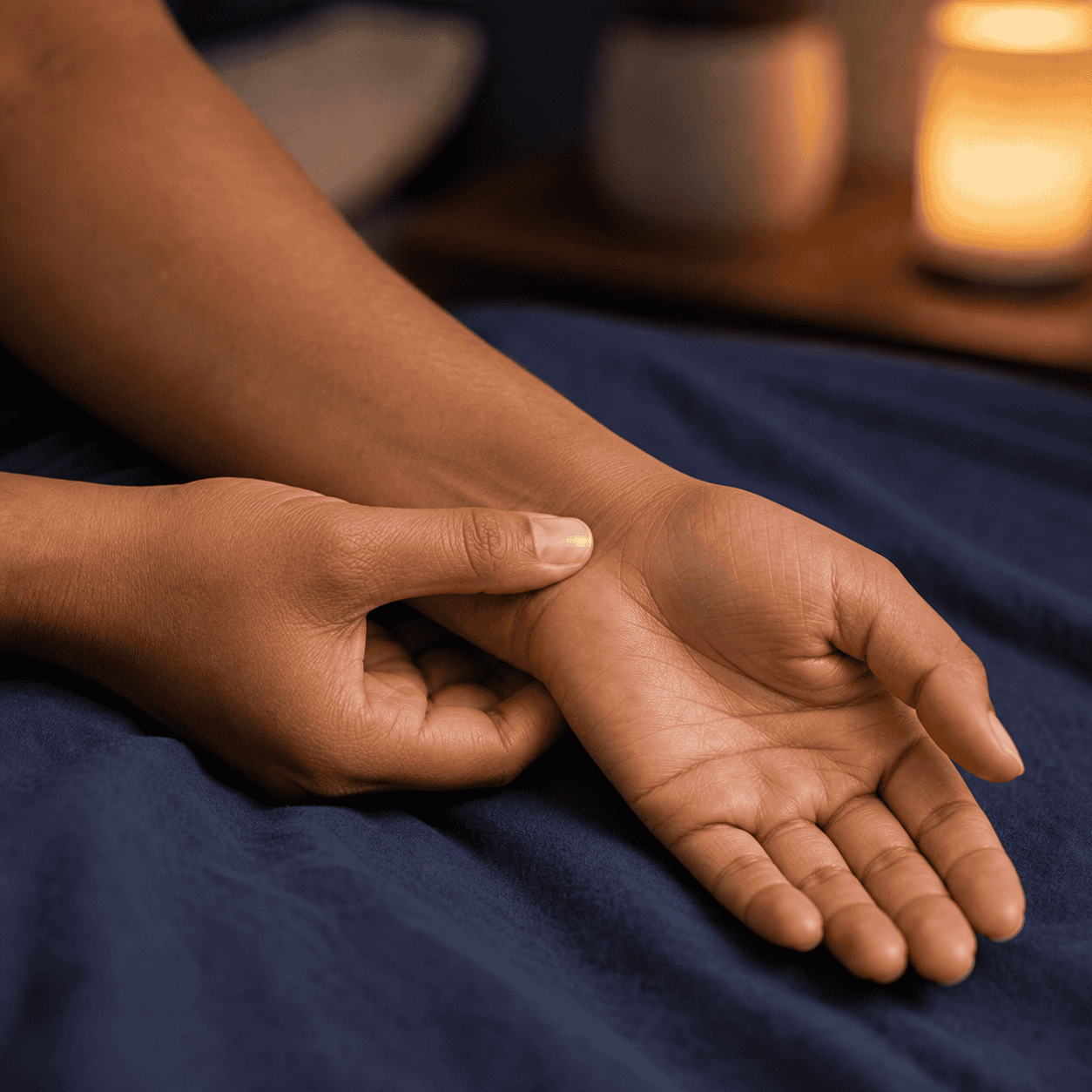 pressure points to fall asleep fast practical self-care technique